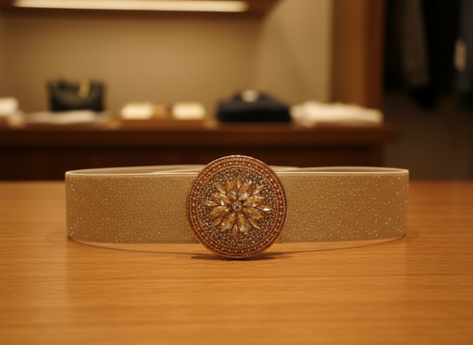 Cintura oro in esposizione pulita