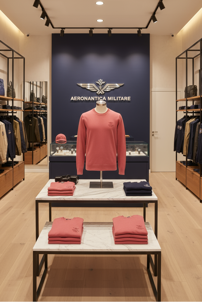 Esposizione negozio Aeronautica Militare