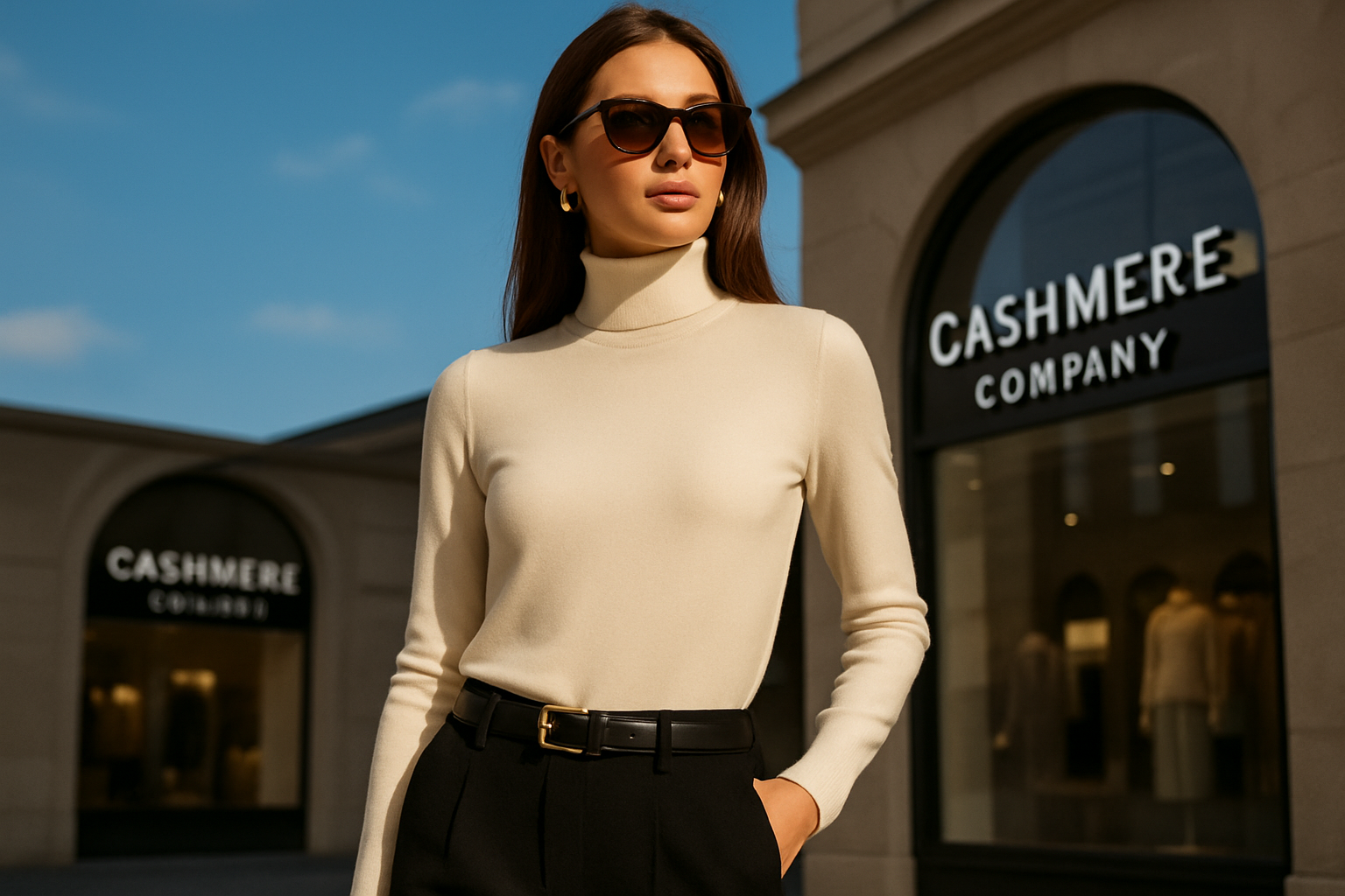 Generated fashion image with different pose