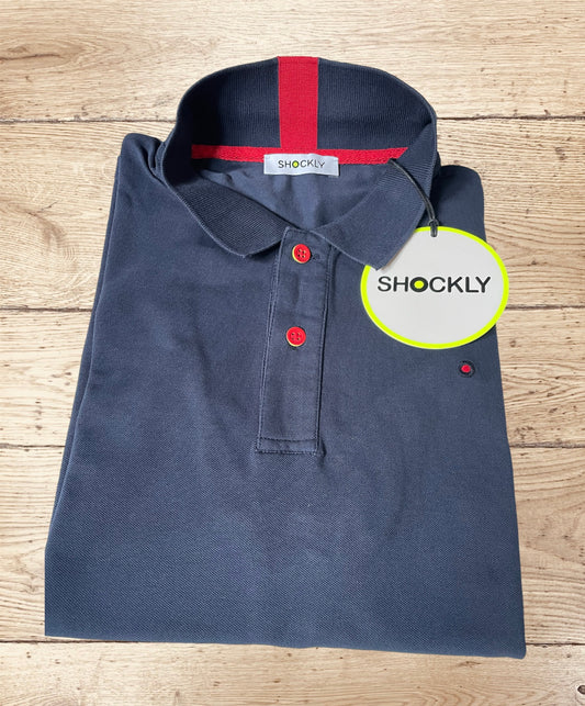 Shockly Polo Uomo blu SC-50% manica corta