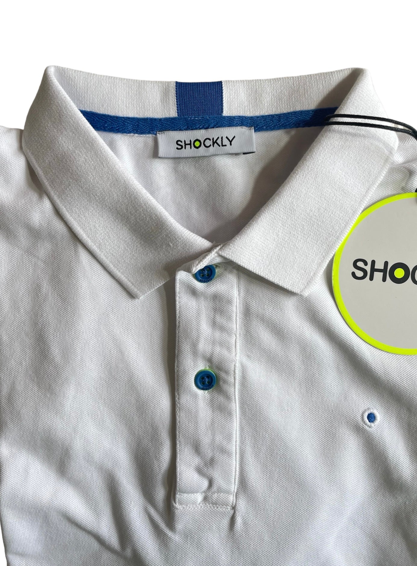 Shockly Polo uomo bianco sc-50% manica corta