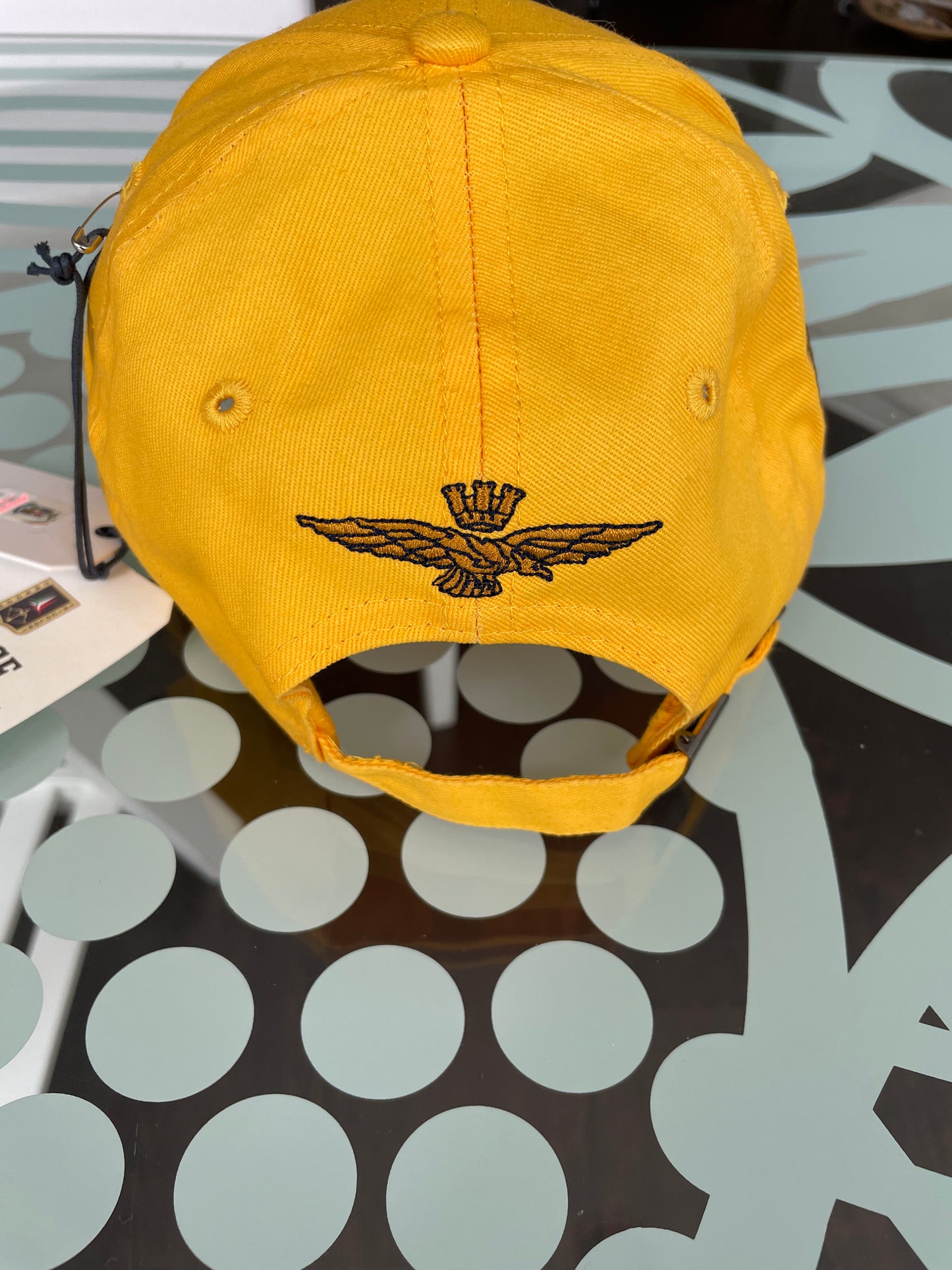 Aeronautica Militare Cappello Uomo Giallo Frecce Tricolori Berretto con Visiera | Un accessorio di stile