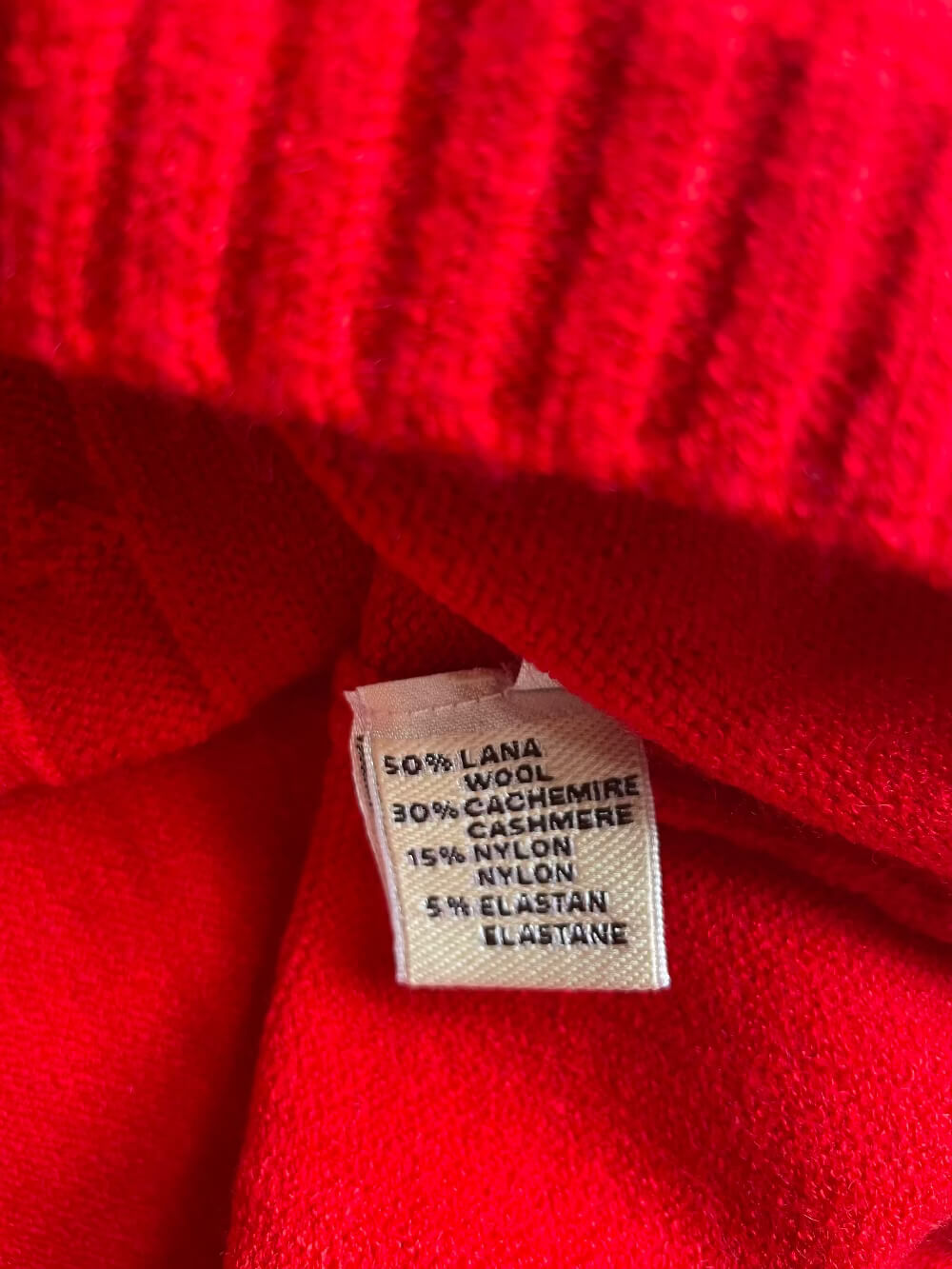 Cashmere Company: Vestito Corto Rosso Donna,  Lana e Cashmere, Elegante, Made in Italy