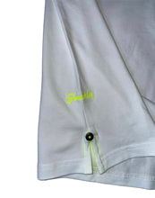 Carica l&#39;immagine nel visualizzatore di Gallery, Shockly Polo Uomo Bianco inserti Fluo manica corta
