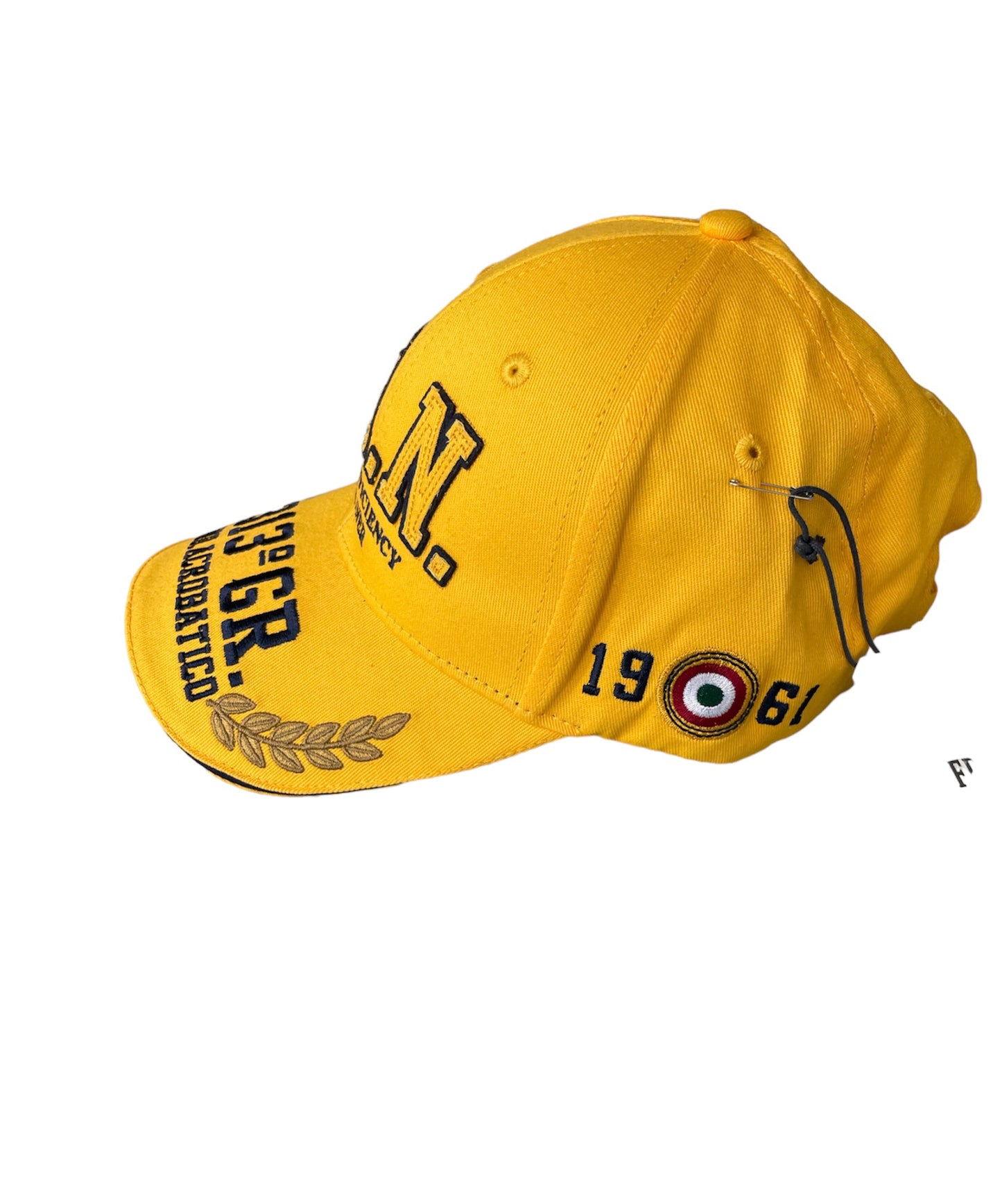 Aeronautica Militare Cappello Uomo Giallo Frecce Tricolori Berretto con Visiera | Un accessorio di stile