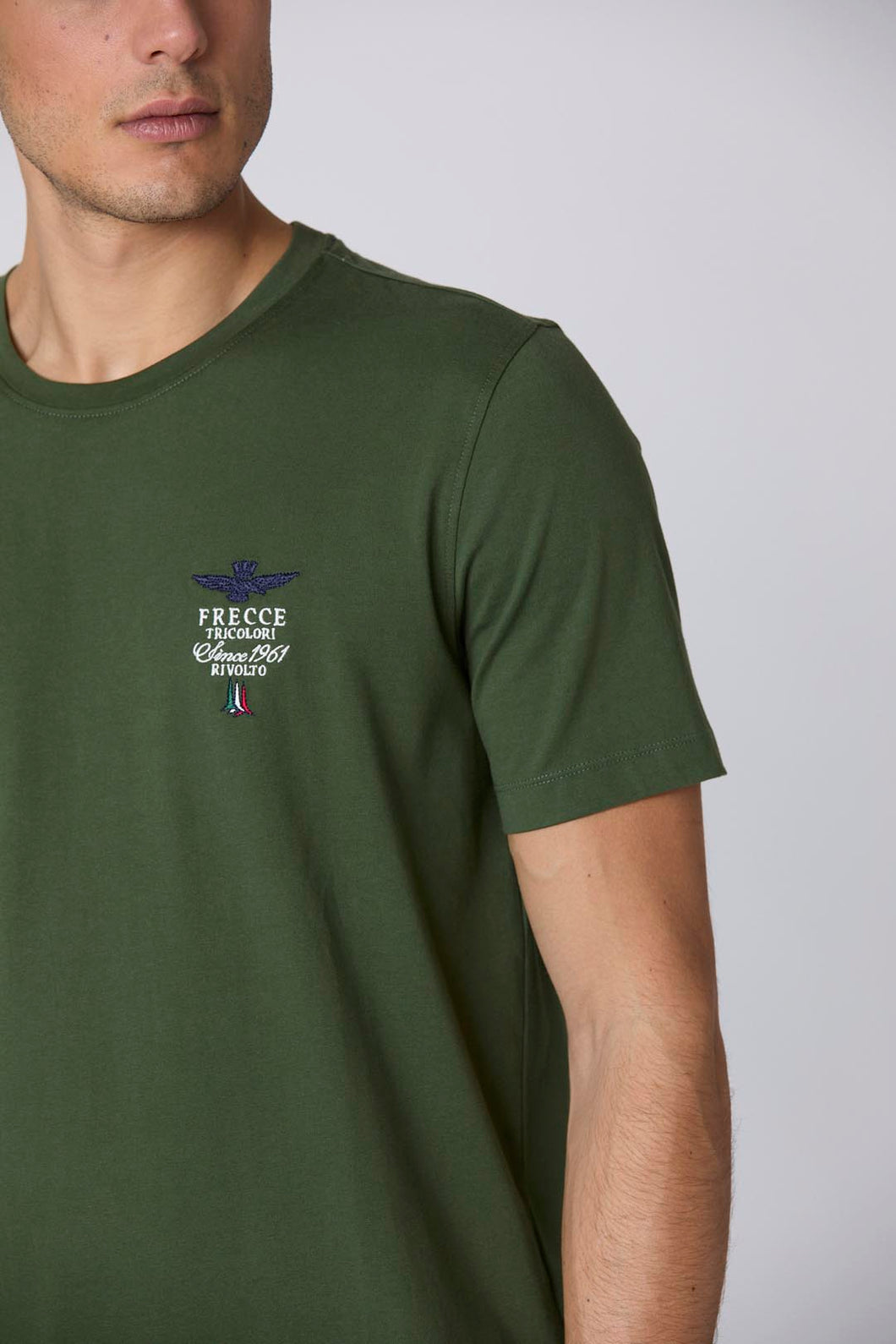 Aeronautica Militare t-shirt uomo verde Frecce Tricolori