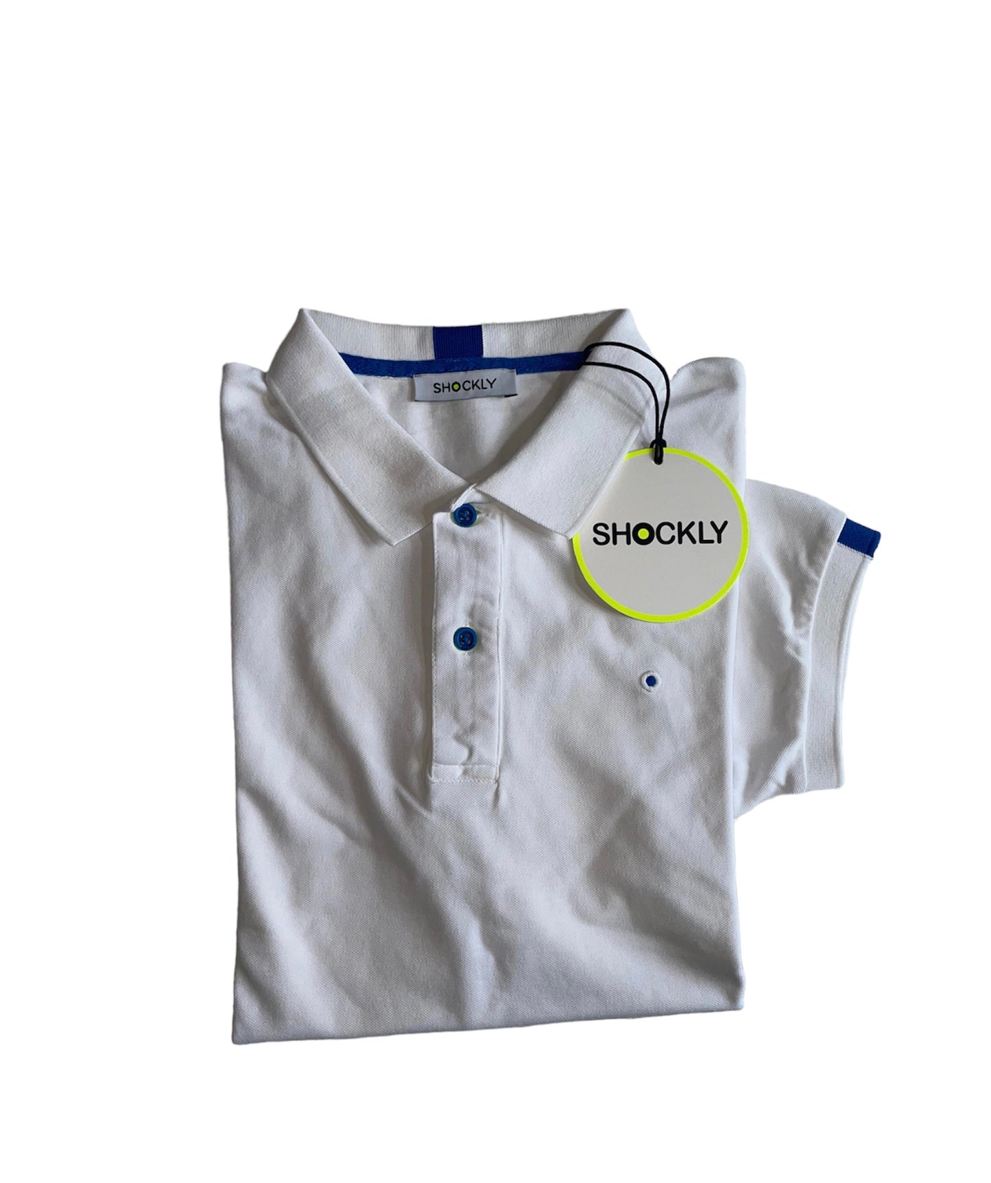 Shockly Polo uomo bianco sc-50% manica corta