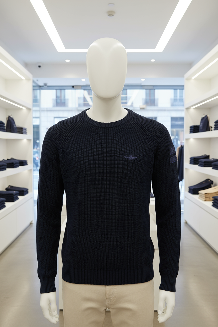 Maglia esposta nel negozio Aeronautica Militare