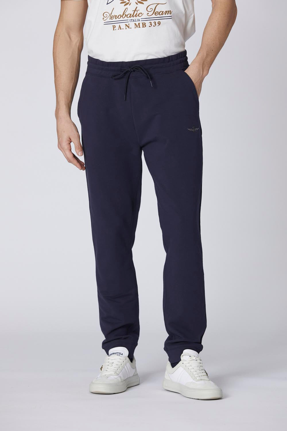 pantalone tuta blu Aeronautica Militare, morbido, comodo, versatile,
