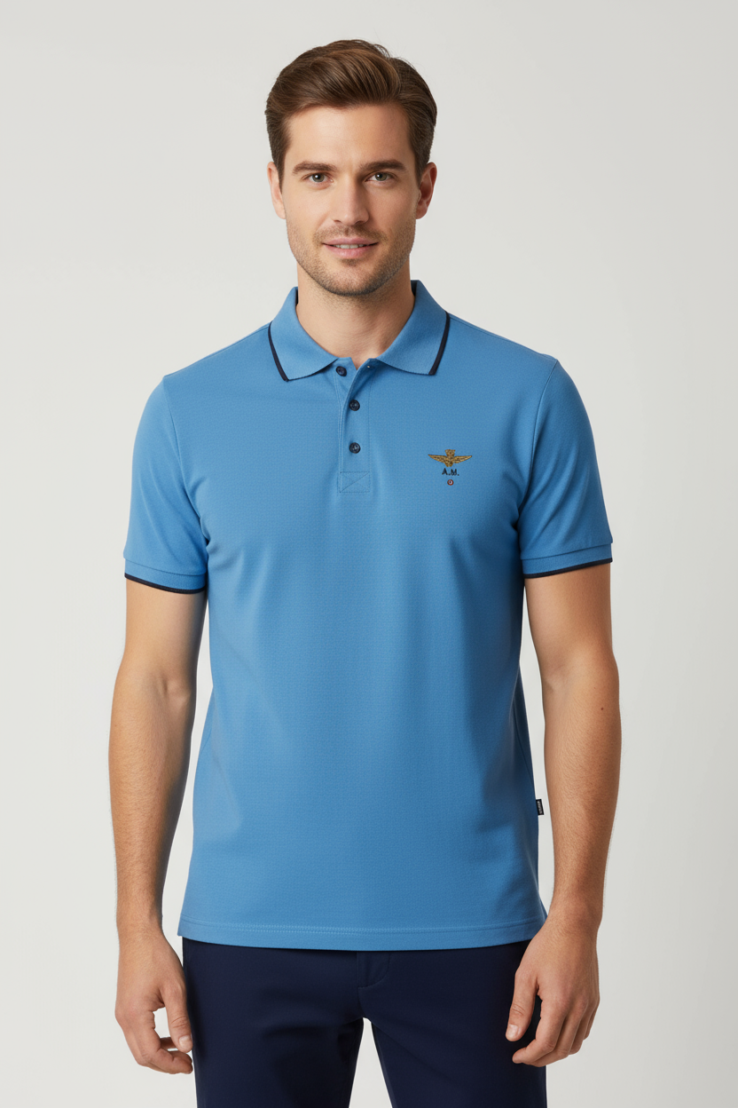 Polo Aeronautica Militare azzurra - Primo piano