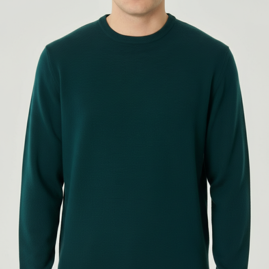 Primo piano maglia verde