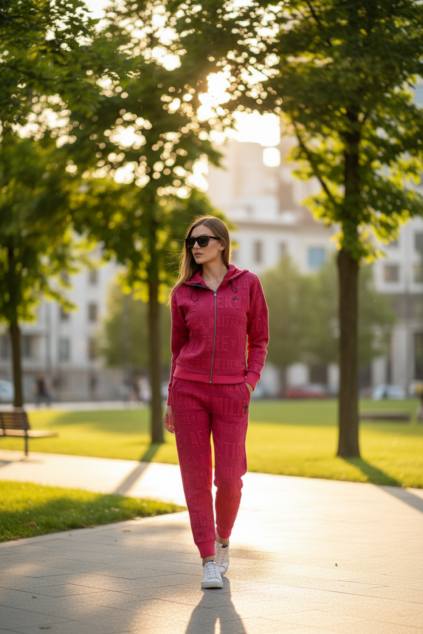 Tuta Aeronautica Militare fuxia city park