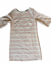 Carica l&#39;immagine nel visualizzatore di Gallery, Vestito donna corto abito rosa cipria girocollo manica 3/4
