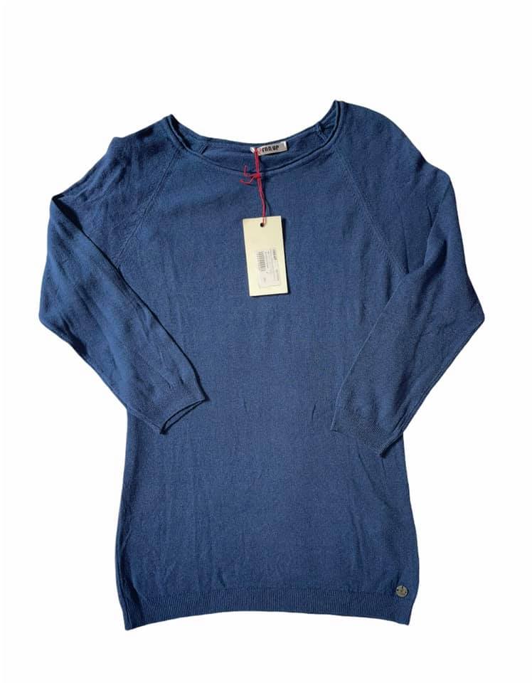 Maglia Donna  SC-60% scollo a barca in morbido tessuto di filo di viscosa