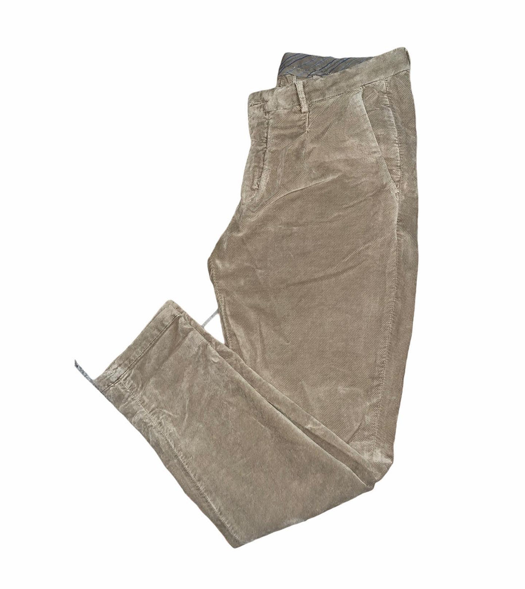 Pantalone Uomo Uniform sc-60%  Modello Taylor 025 beige velluto  7-UM0185.343.XC.044