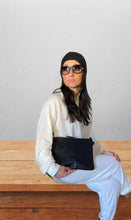 Carica l&#39;immagine nel visualizzatore di Gallery, Tuta Donna colore bianco in  cotone felpa con tasche  e pantalone sc-50%
