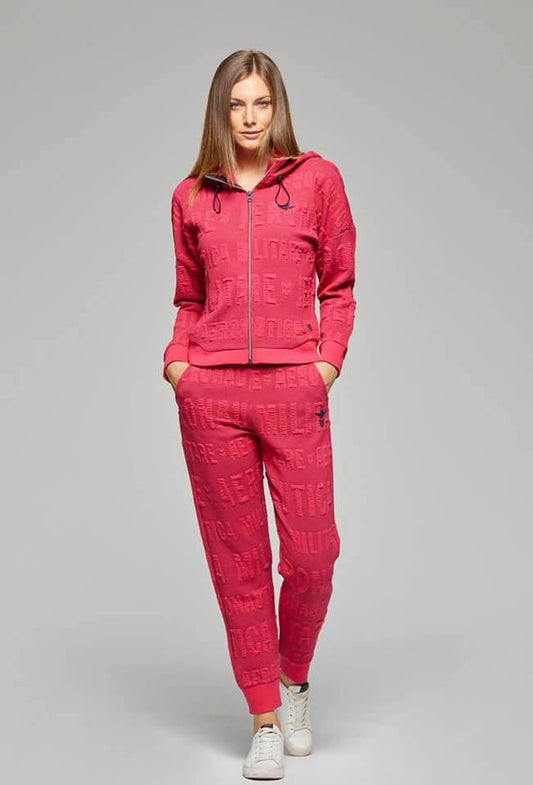 Aeronautica Militare Tuta Donna  Fuxia felpa e pantalone | Emme Fashion Store