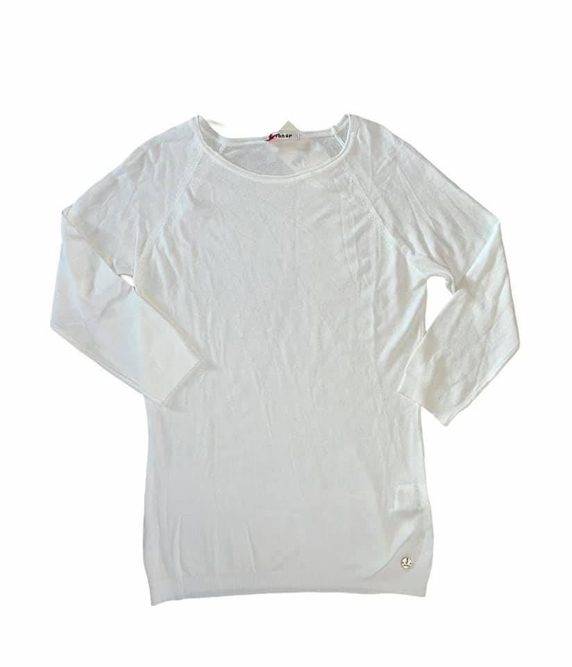 Maglia Donna  SC-60% scollo a barca in morbido tessuto di filo di viscosa