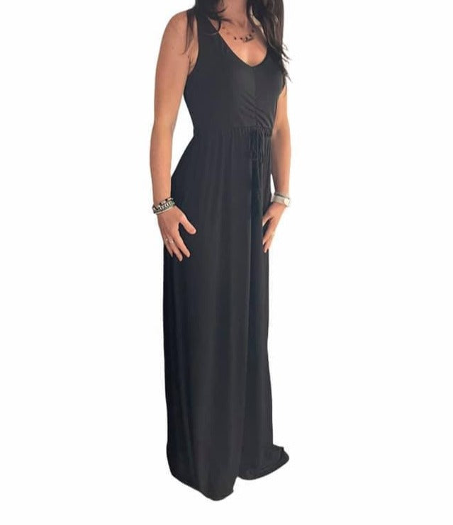 Tuta Donna  SC -50% a palazzo elegante colore nero