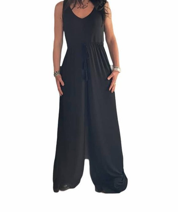 Tuta Donna  SC -50% a palazzo elegante colore nero