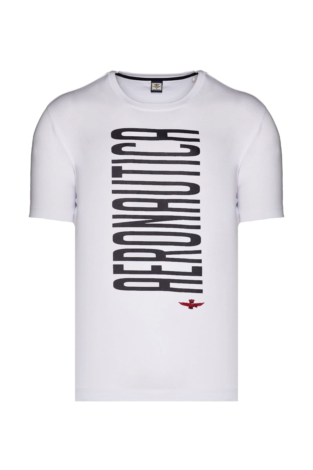 AERONAUTICA MILITARE T-SHIRT UOMO BIANCA MANICA CORTA