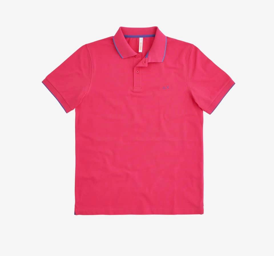 Sun 68 polo uomo rosso manica corta