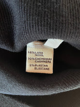 Carica l&#39;immagine nel visualizzatore di Gallery, Cashmere Company maglia uomo girocollo nero SC-30% Made in Italy lana e Cashmere
