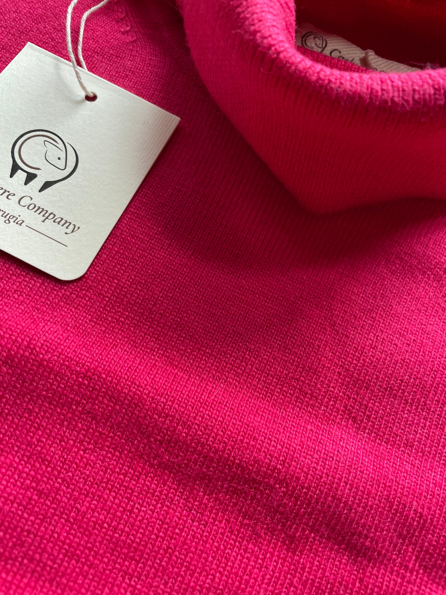 Cashmere Company Dolcevita Donna Fuxia  | Lusso Puro: Cashmere e Lana, Collo Alto