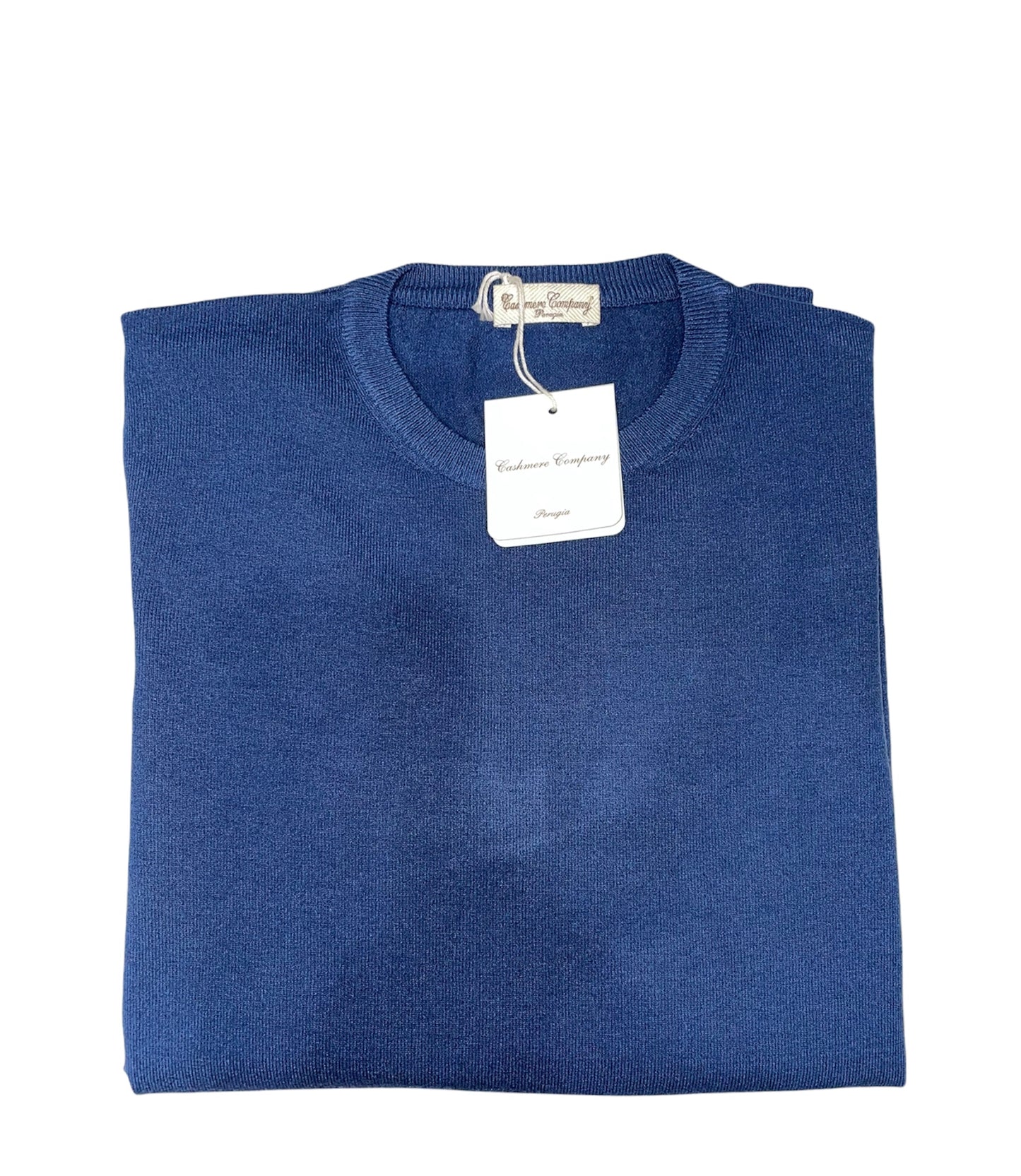 Cashmere Company Maglione Uomo Sc-10% Girocollo Blu Made in Italy | Cashmere e Lana, il massimo del comfort