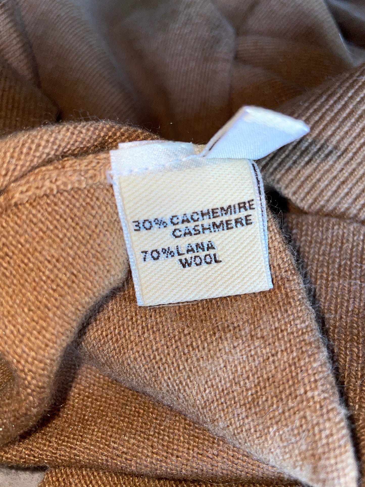 Cashmere Company Dolcevita Donna Camello Sc-10% | Lusso Puro: Cashmere e Lana, Collo Alto