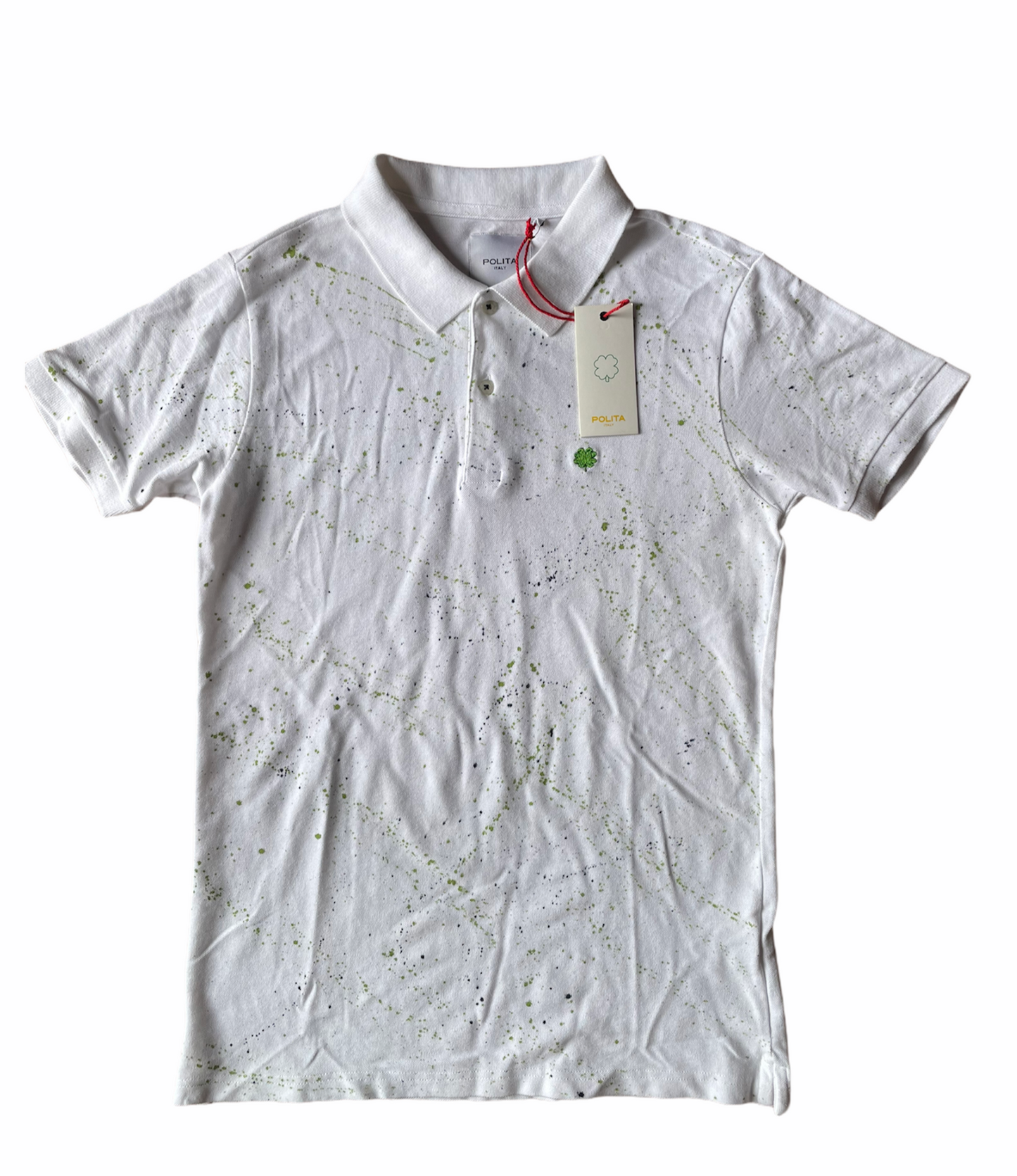 Polita t-shirt Polo uomo colore bianco maglietta mezza manica