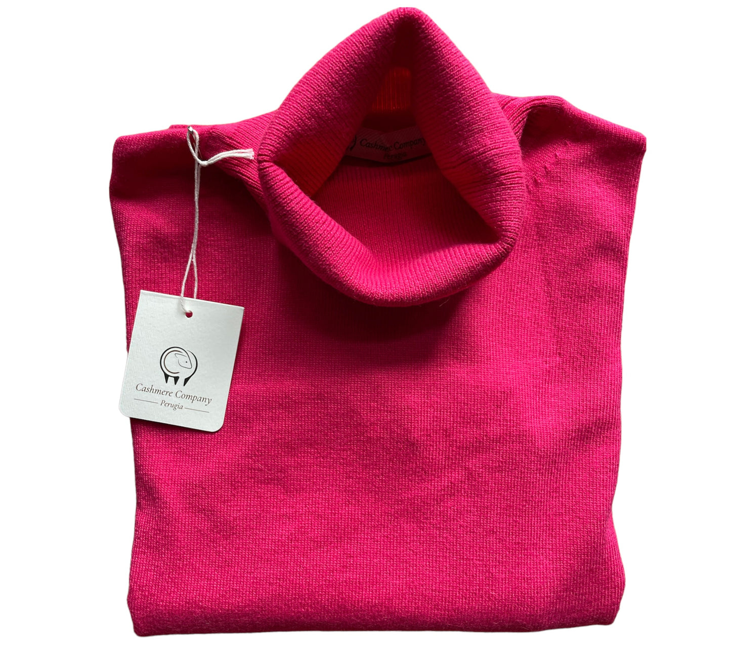 Cashmere Company Dolcevita Donna Fuxia  | Lusso Puro: Cashmere e Lana, Collo Alto