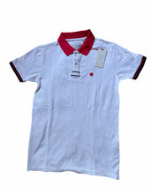 Carica l&#39;immagine nel visualizzatore di Gallery, Polo uomo maglia SC-60%  colore bianco POLITA mezza manica tag M
