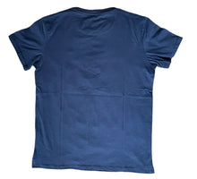 Carica l&#39;immagine nel visualizzatore di Gallery, T shirt uomo basic  Blu Cashmere Company maglia cotone manica corta

