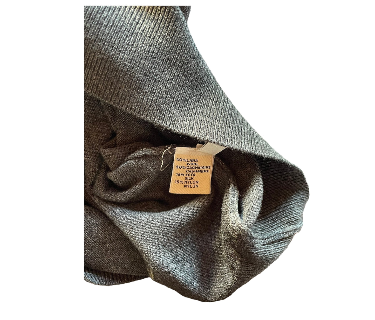 Cashmere Company Dolcevita Uomo grigio  Collo Alto | Lusso Puro: Cashmere, Lana e Seta