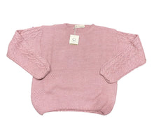 Carica l&#39;immagine nel visualizzatore di Gallery, Cashmere Company maglia lana e alpaca donna rosa  Made in Italy
