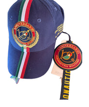 Carica l&#39;immagine nel visualizzatore di Gallery, Aeronautica Militare cappello Uomo Blu berretto con visiera Frecce Tricolori
