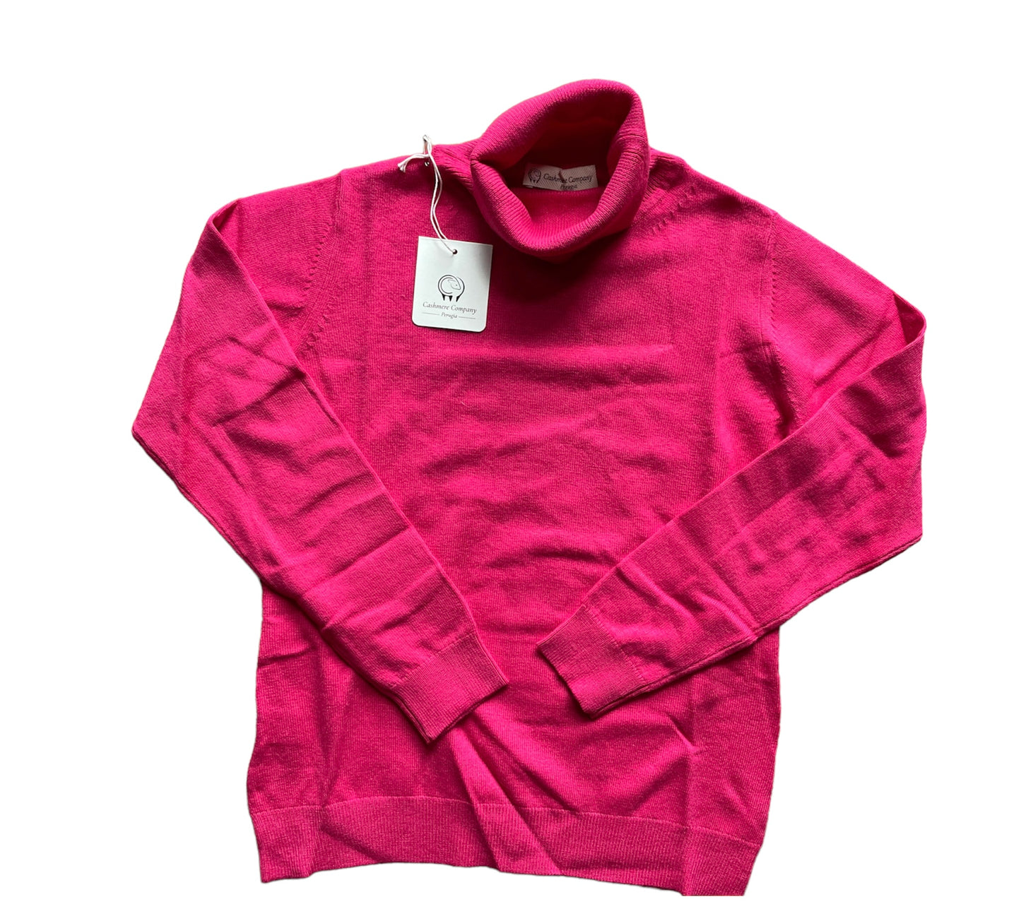 Cashmere Company Dolcevita Donna Fuxia  | Lusso Puro: Cashmere e Lana, Collo Alto