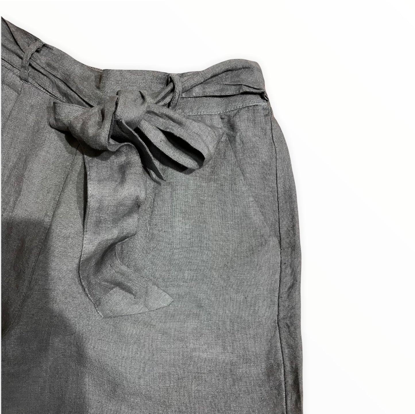 Pantaloncini Donna Short Marrone 100% lino Cashmere Company