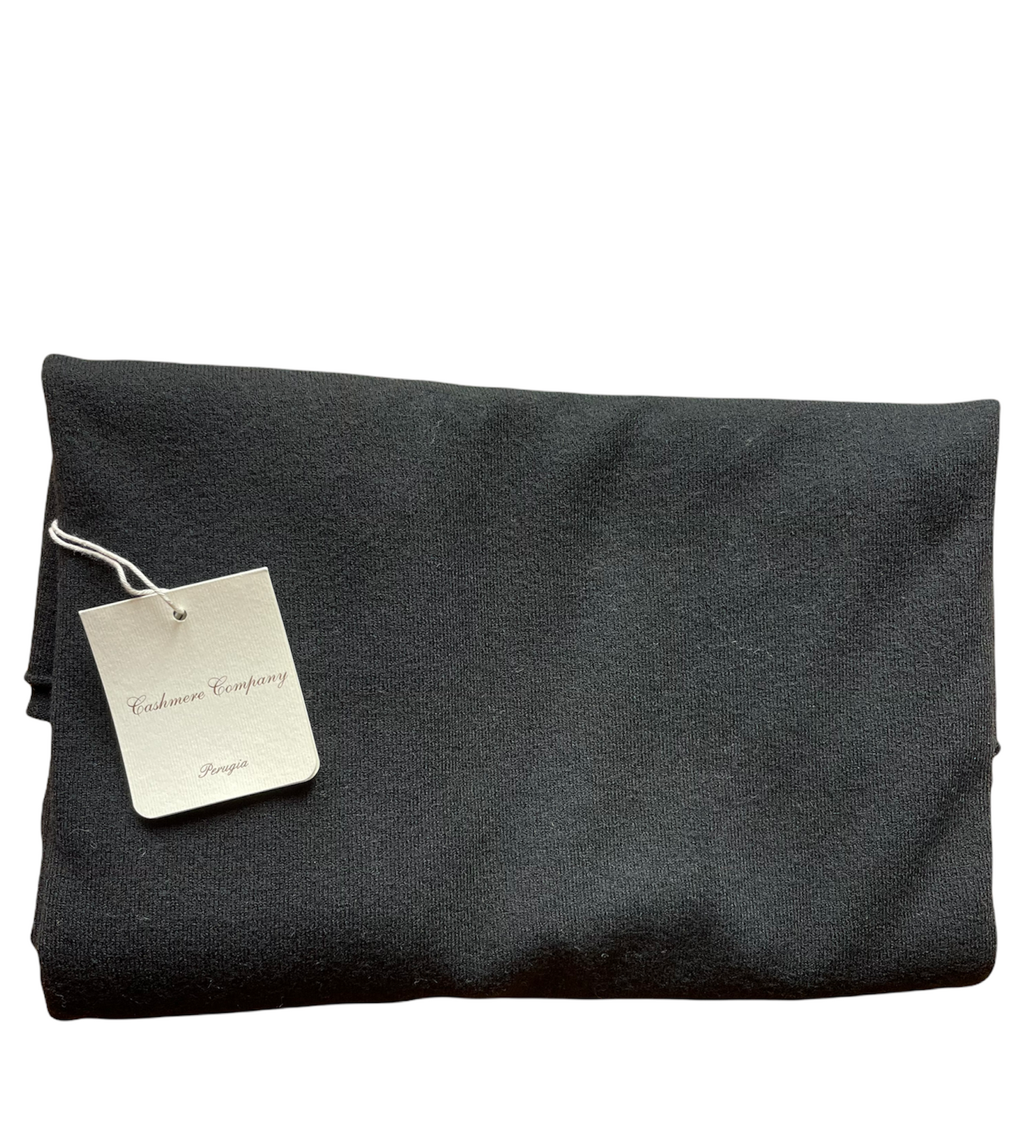 Cashmere Company Stola Donna Colore Nero Scialle Sciarpa Grande Made in Italy Cashmere e lana