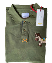 Carica l&#39;immagine nel visualizzatore di Gallery, Polita t-shirt Polo uomo maglietta colore verde mezza manica tag M
