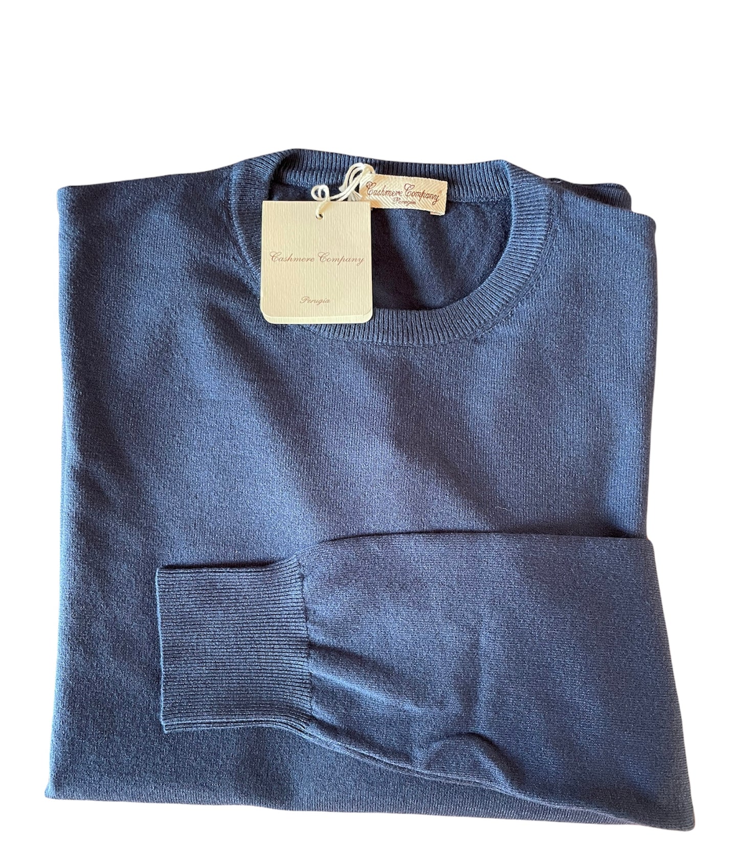 Cashmere Company Maglione Uomo Sc-10% Girocollo Blu Made in Italy | Cashmere e Lana, il massimo del comfort