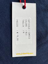Carica l&#39;immagine nel visualizzatore di Gallery, Polita t-shirt Polo uomo maglietta Blu mezza manica TAG M
