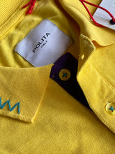 Carica l&#39;immagine nel visualizzatore di Gallery, Polita t-shirt Polo uomo Sc -60%  maglietta colore giallo mezza manica tag M
