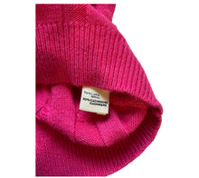 Carica l&#39;immagine nel visualizzatore di Gallery, Cashmere Company maglia donna Fuxia Sc-30%girocollo trecce  Lana e Cashmere
